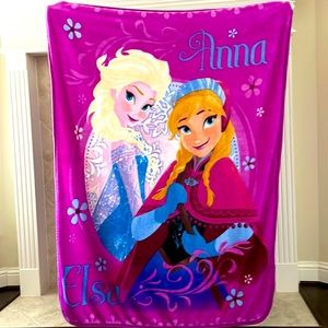 Frozen Elsa and Anna Blanket